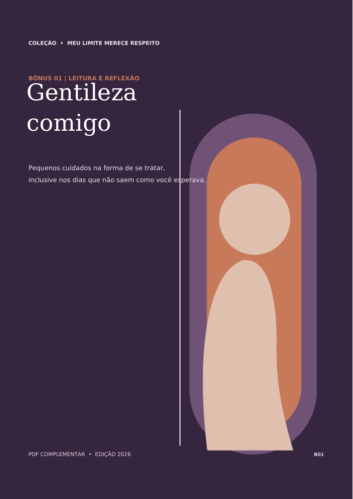 Capa do bônus Gentileza Comigo