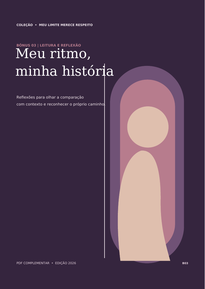 Capa do bônus Meu Ritmo, Minha História